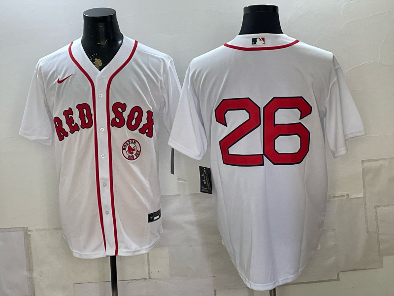 2026 Men Boston Red Sox #26 white Nike MLB Jersey 0824001